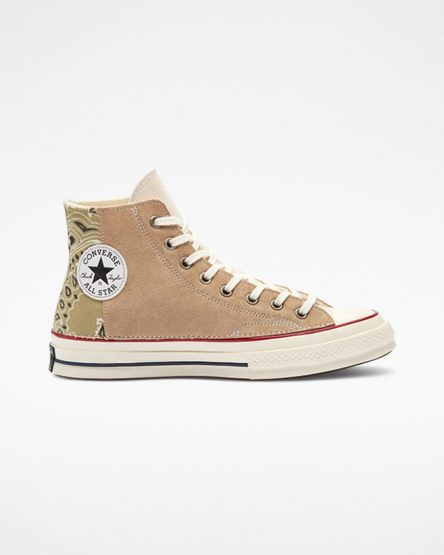 Tenisky Vysoke Converse Chuck 70 LTD Paisley Semisove Panske Béžové Hnede | SK HBIRY7